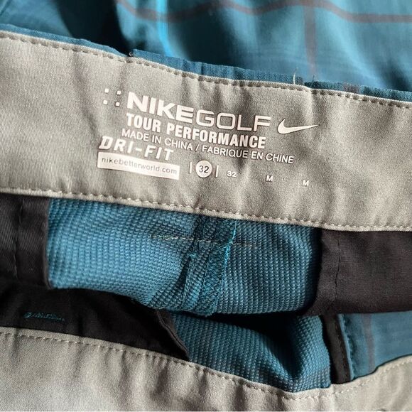Nike Golf Dri Fit Plaid Golf Shorts - Picture 4 of 9